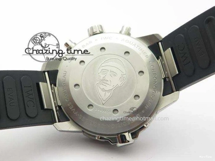 MIROTIME 0512 Aquatimer Chrono IW376803 V6F 1:1 Best Edition Blue Dial On Rubber Strap A WellDesigned 7282